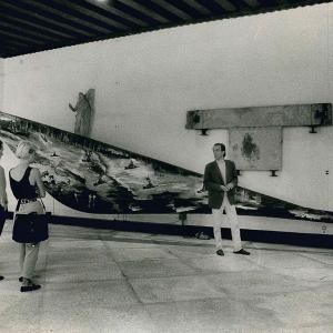 70 Quartetto1984 Nel 1984 Un Millenatio Trasporto Comincia A Muoversi Attraverso La Preistoria 1984 Di Enzo Cucchi Foto Di Maria Mulas