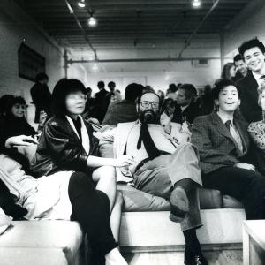 The Knot Arte Povera New York P.s.1 1985 Umberto Eco Maria Teresa De Rubens E Paolo De Grandis A Casa Di Rauschenberg Foto Di Maria Mulas